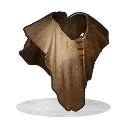 Hide Poncho Rust Item