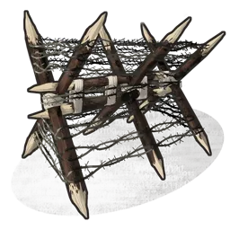 Barbed Wooden Barricade