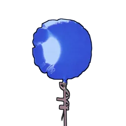 Circle Balloon Rust Item