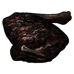 Burnt Deer Meat
