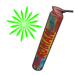 Green Roman Candle