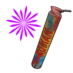 Violet Roman Candle