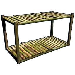 Half Height Bamboo Shelves