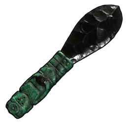 Obsidian Bone Knife Rust Item