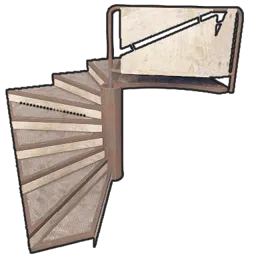Metal Block Stair Spiral