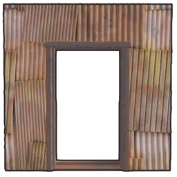 Metal Wall Doorway