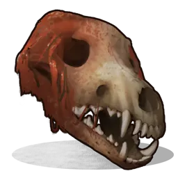 Wolf Skull Rust Item