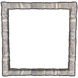 Stone Floor Frame Rust Item