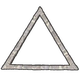 Stone Floor Triangle Frame
