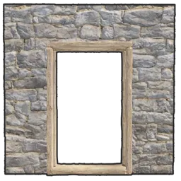 Stone Wall Doorway