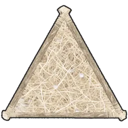 Twig Floor Triangle Rust Item