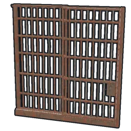 Prison Cell Gate Rust Item