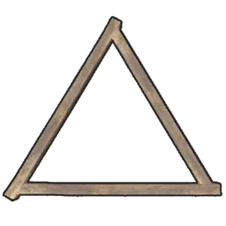 Wood Floor Triangle Frame