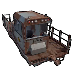 Aboveground Work Cart Rust Item