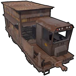 Aboveground Work Cart (Protected) Rust Item
