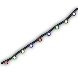 Christmas Lights Rust Item
